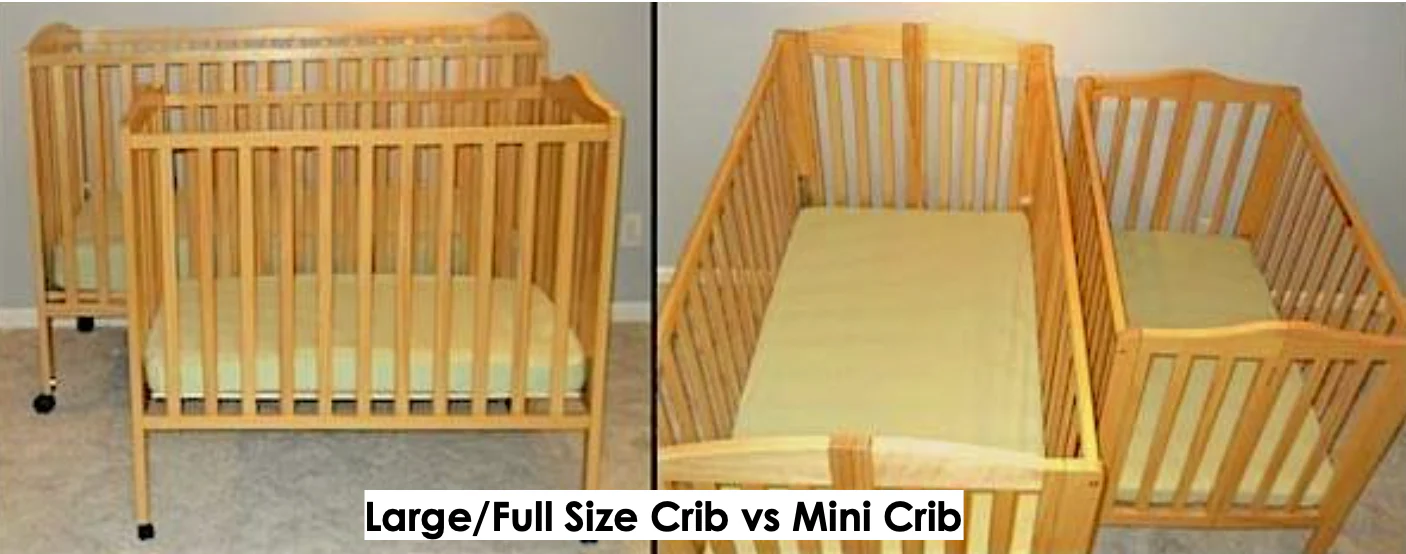 LARGE Baby Crib - 5" Mattress & Sheet Included - Image 5